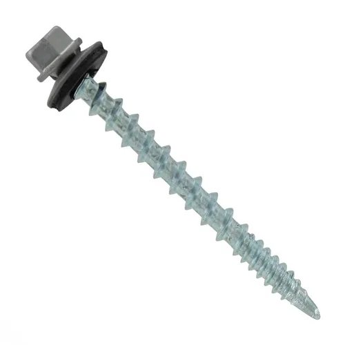 Vista 14 de Fasteners Plus ST Fastening Kwikseal Woodbinder Tornillos de Metal a Madera #10 X 1 Burgundy con Arandela de Goma EPDM, 250 Unidades - Diseñados