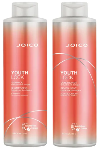 Vista 9 de Juego de champú y acondicionador YouthLock formulado con colágeno Cuerpo juvenil y rebote Reduce la rotura y el encrespamiento Libre
