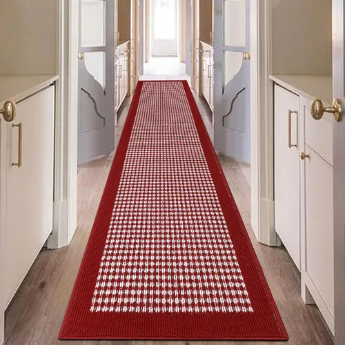 Vista 18 de Ileading Tapete para puerta de interior de 24 x 36 pulgadas, absorbente para perros, tapete de bajo perfil para entrada pequeño con respaldo de goma