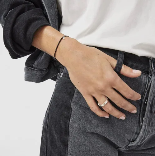 Vista 6 de TOUS Pulsera de plata de ley para mujer con espinelas. Colección de colores, Gema, espinela