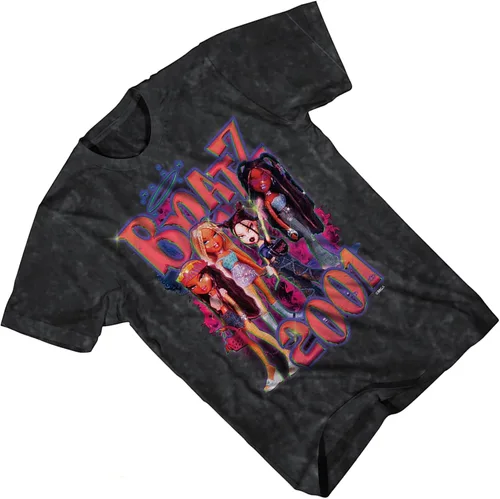 Vista 3 de Bratz Camisa original de muñecas para hombre Yasmin Cloe Jade y Sasha Tie Dye
