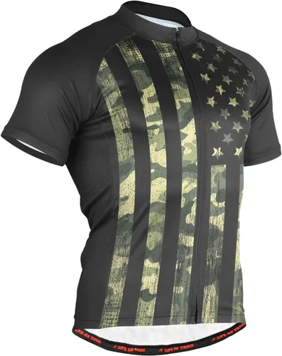 Vista 46 de Camiseta de ciclismo de manga corta para hombre Multi-Color 1