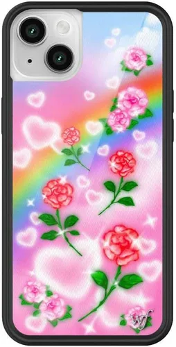 Vista 28 de Fundas Wildflower - Compatibles con Apple iPhone 14 Plus Parachoques protector negro, certificado de prueba de caída de 4 pies, propiedad