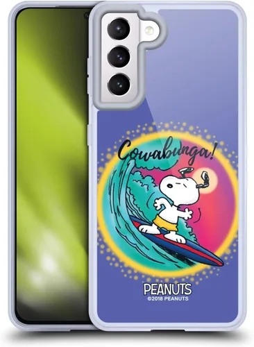 Vista 19 de Head Case Designs Officially Licensed Peanuts Beach Surf Snoopy Boardwalk Airbrush Gel Case [Military Grade Protection] Compatible with Google Pixel