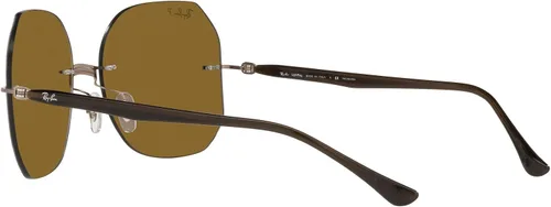Vista 5 de Ray-Ban Gafas de sol cuadradas de titanio RB8067 para mujer