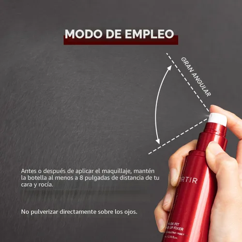 Vista 7 de TIRTIR Mask Fit - Fijador de maquillaje Spray fijador de maquillaje ligero no graso resistente a la transferencia 24H, 2.7 onzas líquidas