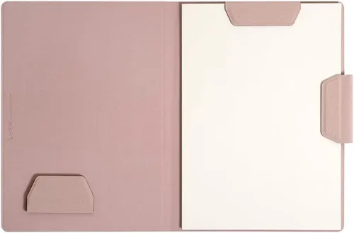 Vista 12 de LHiDS Creative Magnetic Business Portfolio Lite - Organizador de portafolio de currículum con portapapeles, clip para papel, bloc de escritura