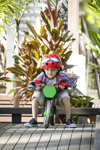 Vista 4 de Kiddimoto - Cycling Gloves Fingerless Gloves for Kids Perfect for Bike, Scooter & Skateboard Ideal for Boys and Girls Available in Different