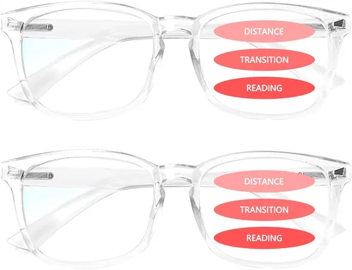 Vista 10 de SIGVAN Progressive Multifocal Computer Glasses Women Men Blue Light Blocking Reading Glasses Spring Hinge Readers