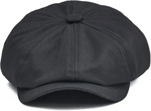Vista 3 de BOTVELA Gorra plana de 8 piezas para hombre 100 algodón Gatsby Ivy Golf Cabbie