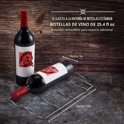 Vista 5 de Ivation Refrigerador de vino con compresor de 14 botellas con cerradura Gran bodega independiente para vino tinto, blanco, champán o espumoso
