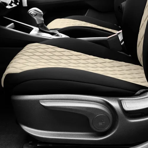 Vista 5 de FH Group Fundas de asiento de automóvil de ajuste personalizado específicamente hechas para Kia Forte 2019-2022, fundas de asiento de automóvil