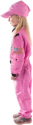 Vista 2 de Kid 's naranja Junior para disfraz de astronauta