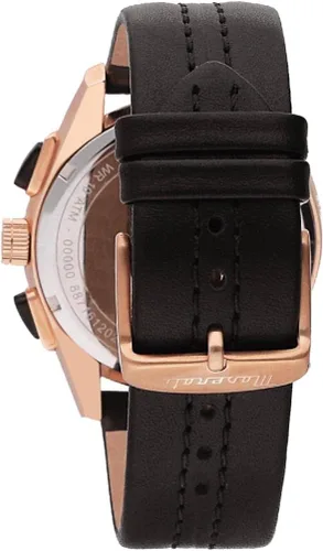 Vista 2 de Maserati R8871612024 Traguardo Reloj analógico de cuarzo marrón para hombre, Marrón, Moderno