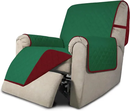 Vista 39 de Easy-Going - Funda reversible para sofá, resistente al agua, con varillas de espuma y correas elásticas, protector de muebles para mascotas y perros