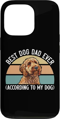 Vista 10 de Best Dog Dad Ever According to My Goldendoodle Funny Doodle Case for iPhone 17