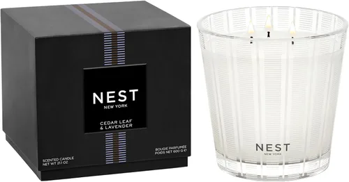 Vista 12 de NEST New York - Vela perfumada con tres mechas, limón y menta de Amalfi - 21.2 oz - Hasta 100 horas de tiempo de combustión - Recipiente de vidrio