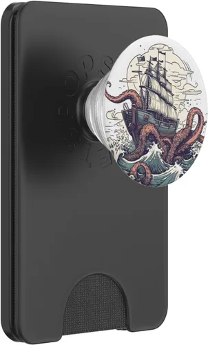 Vista 7 de PopSockets de pulpo Kraken de Sea Monster intercambiables PopGrip