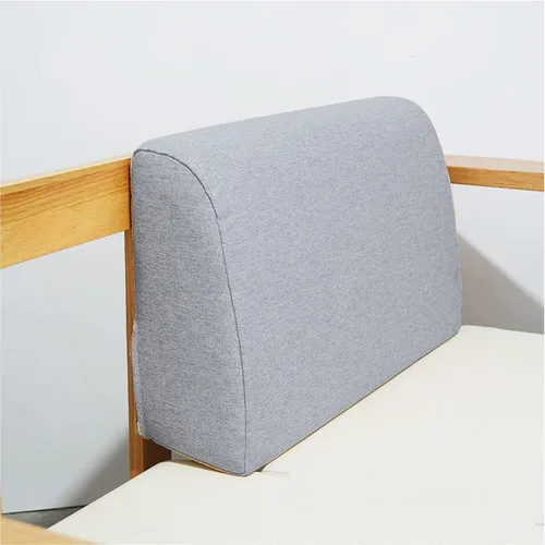 Vista 8 de Cojín de espuma viscoelástica para respaldo de sofá cama, cojín de almohada de lectura suave, almohada gruesa y cómoda para cabecero de cuña, cojín