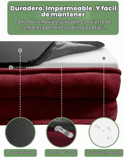 Vista 6 de Spotted Play Cama ortopédica para perros con lados, sofá cama para perros pequeños, sofá cama de espuma de apoyo para mascotas con funda extraíble