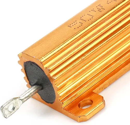 Vista 5 de RX24 50 W 4 Ohm Resistor Caja de aluminio Wirewound chasis montado -4pcs