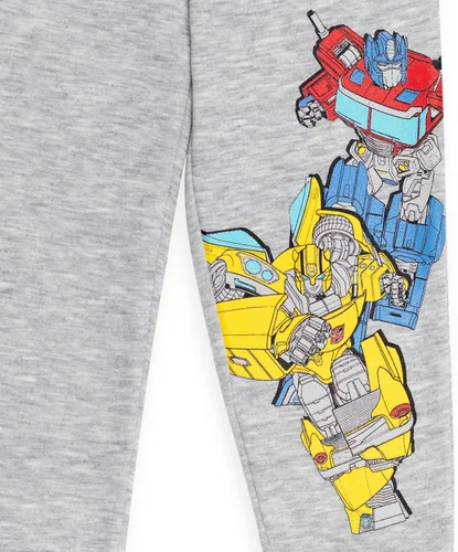 Vista 7 de Transformers Bumblebee Optimus Prime - Paquete de 2 pantalones de forro polar para niños pequeños a grandes