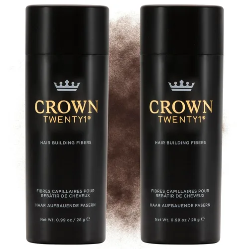 Vista 10 de CROWN Fibras para la construcción del cabello (0.99 oz), cubren instantáneamente el cabello fino y adelgazante para un aspecto más grueso