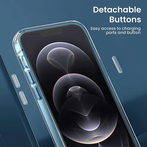 Vista 3 de Funda de teléfono con diseño de cactus occidentales para iPhone 12 Pro Max, funda de piel de vaca con estampado de cuero de vaca y turquesa