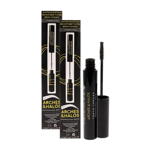 Vista 9 de Arches and Halos - Mousse de microfibra teñida para cejas, moldeador de cejas ricamente pigmentado, bolígrafo de relleno resistente al agua, vegano