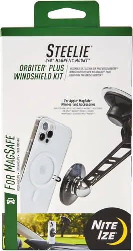 Vista 10 de Nite Ize Steelie Kit de parabrisas – Soporte magnético para teléfono celular para accesorios de coche – Soporte resistente para parabrisas de coche