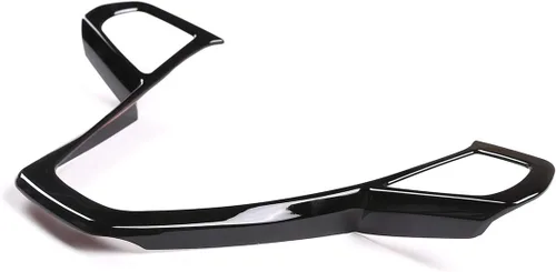 Vista 6 de Cubierta del marco del volante de automóvil ABS para BMW Serie 3 Serie 5 Serie 7 Serie 6 GT X3 X5 X7 G01 G05 G07 G20 G30 G11 Luxury 2019-2020 Negro