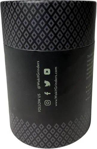 Vista 7 de Mini molinillo Wakit (negro) - Molinillo eléctrico recargable de hierbas con tecnología patentada de bola y cadena para moler sin esfuerzo