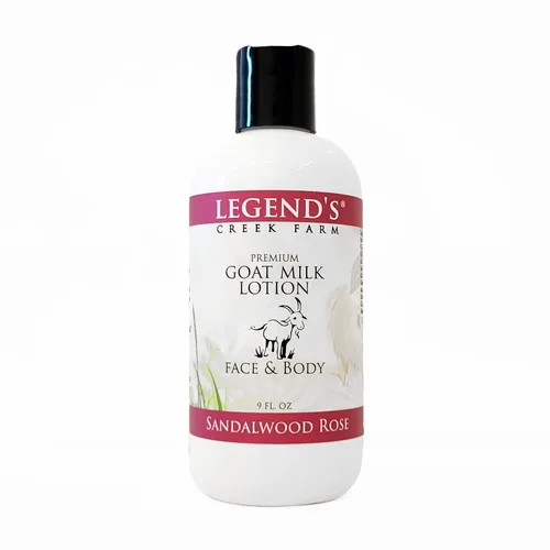 Vista 9 de Legend's Creek Farm Goat Milk Lotion - Loción corporal hidratante de leche de cabra para cuerpo, manos y cara, 9 onzas hidratantes corporales