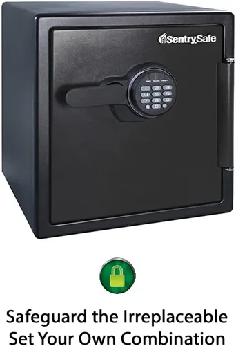Vista 15 de SentrySafe Caja de seguridad contra incendios, caja de seguridad extra grande con clave, 1,23 pies cúbicos, SFW123CU