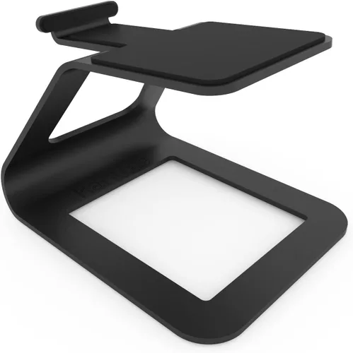 Vista 4 de Kanto SE2 Soportes elevados para altavoces de escritorio para altavoces pequeños - 2 unidades (negro)