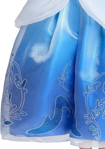 Vista 5 de Kidswant Toddler Baby Girls Luxury Princess Party Halloween Cosplay Costume Dress Up with Accessorries