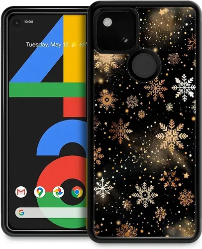 Vista 94 de Compatible con Google Pixel 4A 5G Mobile Case Creative Acrylic Panel trasero Silicona Protección Grip especialmente diseñado para Google Pixel 4A 5G