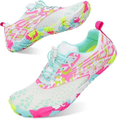 Vista 3 de Scurtain - Zapatos de agua unisex para hombre y mujer, de secado rápido, sensación de pies descalzos, zapatos acuáticos deportivos, para senderismo