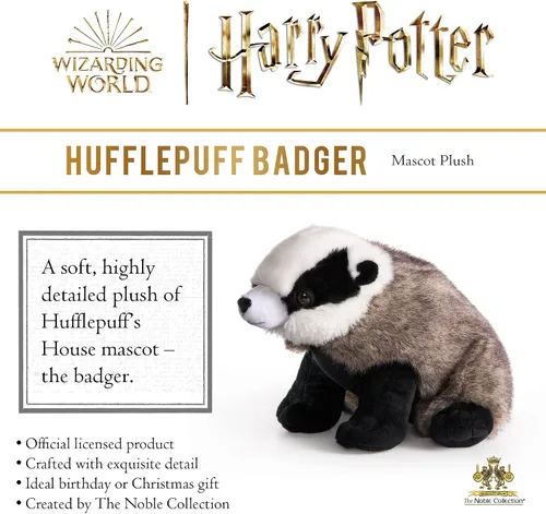 Vista 3 de The Noble Collection Hufflepuff Badger Mascot Plush