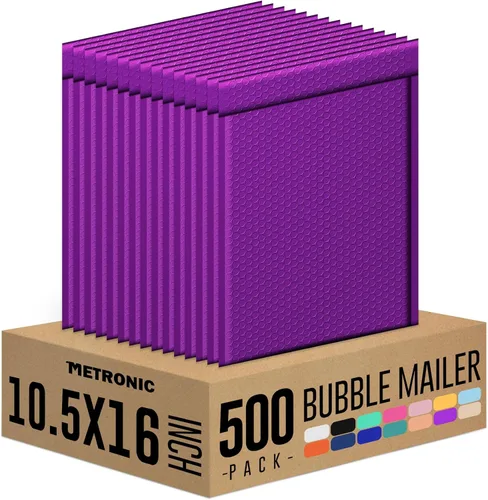 Vista 8 de Metronic Sobres de burbujas de 6 x 10 pulgadas, paquete de 100 sobres Azul