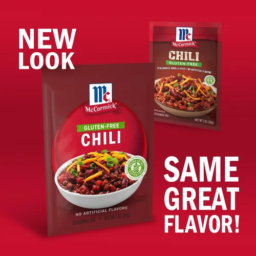 Vista 3 de McCormick Mezcla de condimentos de chile sin gluten, 1 onza