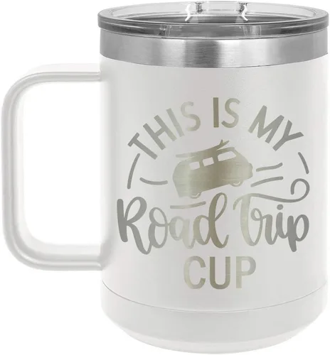 Vista 18 de Taza de café con tapa superior deslizante, con aislamiento para viaje, ideal para cumpleaños, Navidad, regalo de cumpleaños o mujeres o hombres