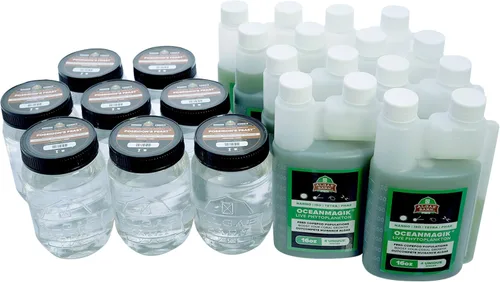 Vista 3 de AlgaeBarn Live Copepods & Phytoplancton Combo Pack Tisbe & Tigriopus Pods + fitoplancton vivo (16oz)