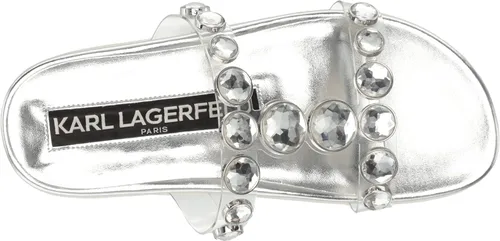 Vista 5 de Karl Lagerfeld Paris Women's Tori Jeweled Flatform Heeled Sandals