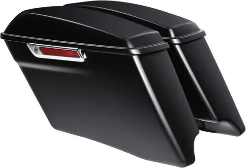 Vista 23 de TCMT Alforjas estiradas de 4" para Harley Street Glide 2014-23 Billiard Red