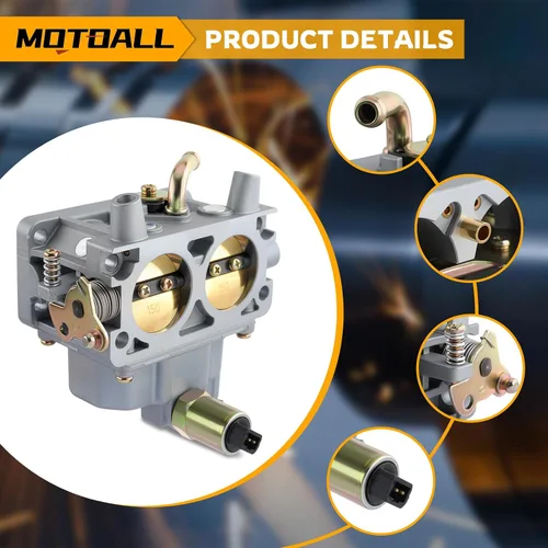 Vista 4 de MOTOALL 0E25480ESV Kits de carburador para Generac Guardian E0506 0E0506 E2548 0E2548 0E25480SRV Reemplazar para 0G4612 0K1588 GP15000 GP17500 GT760