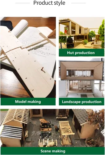 Vista 7 de Paquete de 12 hojas de madera de balsa de 1/8 de 4 x 6 pulgadas, tablero de madera contrachapada natural sin terminar para Cricut, hacer modelos