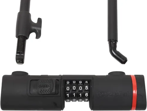 Vista 3 de Zéfal K-Traz U13 - Candado para bicicleta, resistente en forma de U, acero resistente, cable opcional de 47.2 in, candado para bicicleta, bicicleta