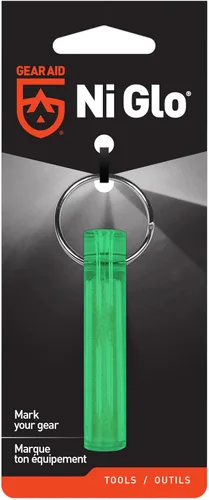 Vista 15 de GEAR AID Ni Glo 2” UV Rechargeable Glowing Keychain – Multi-Purpose Glow-in-the-Dark Accessory for Camping Azul