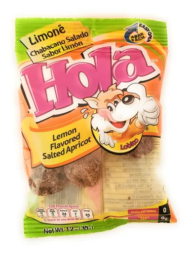 Vista 5 de Hola Lobito, Saladulces, Albaricoque limón salado, 1.2 onzas